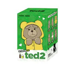 POP MART - Ted 2 Teddy Bear Action Plush Pendant Blind Box