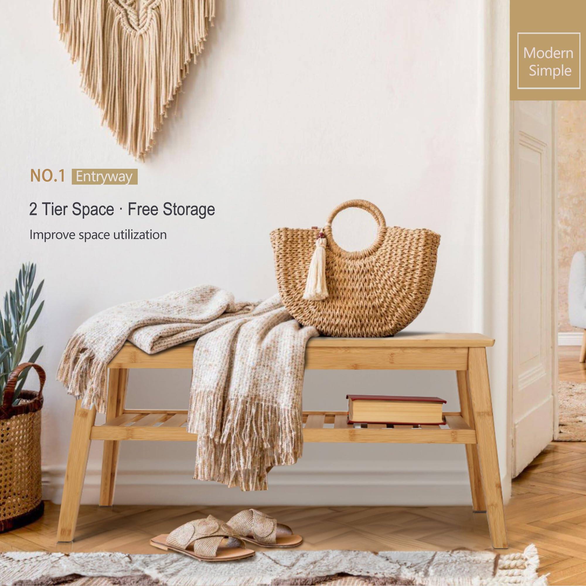 Modern Simple

NO.1 Entryway

2 Tier Space • Free Storage

Improve space utilization