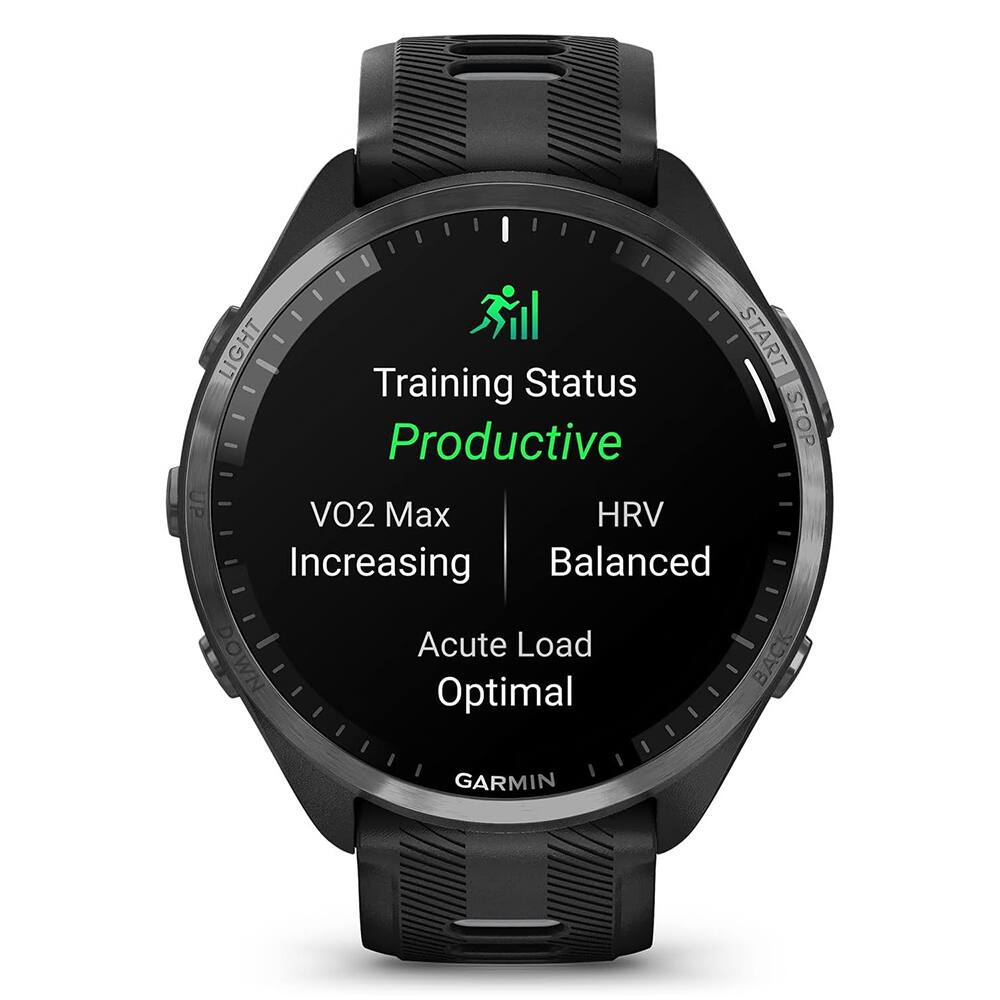 【ほぼ未使用】GARMIN Forerunner 965 Black Garmin Forerunner 965 Smartwatch Black and Powder Gray with