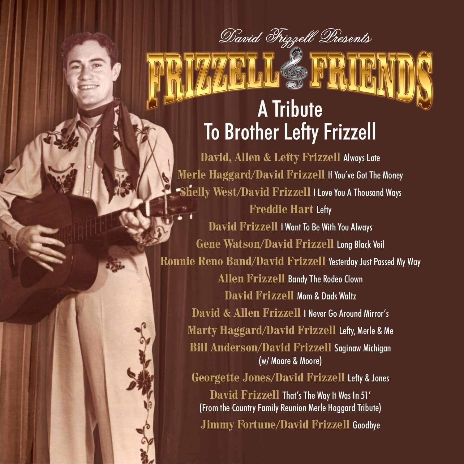 Frizzell,David & Friends - Tribute To Brother Lefty Frizzell   - COMPACT DISCS [CD] price history on PriceWatchPro