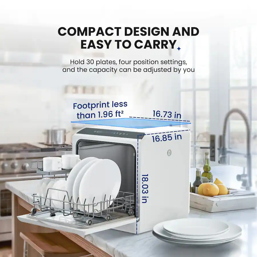 Countertop Dish Washing Machine For Home SIMZLIFE Portable Mini