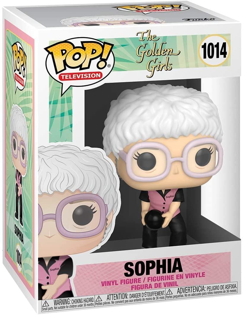 **The Golden Girls**

**1014**

**Sophia**

**VINYL FIGURE / FIGURINE EN VINYLE / FIGURA DE VINIL**

**WARNING: CHOKING HAZARD. Small parts. Not suitable for children under 36 months.**

**ATTENTION: DANGER D'ÉTOUFFEMENT. Petites pièces. Ne convient pas aux enfants de moins de 36 mois.**

**ADVERTENCIA: PELIGRO DE ASFIXIA. Partes pequeñas. No es adecuado para niños menores de 36 meses.**
