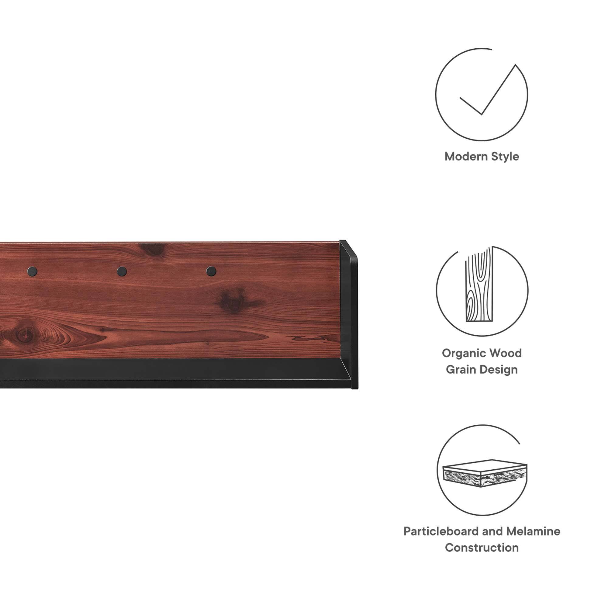 Modern Style  
Organic Wood Grain Design  
Particleboard and Melamine Construction