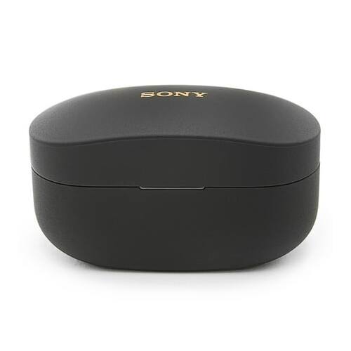 Angle. Sony - Sony WF-1000XM4 Replacement OEM Charging Case (Black).