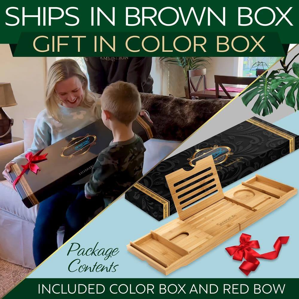 SHIPS IN BROWN BOX  
GIFT IN COLOR BOX  

Package Contents  
INCLUDED COLOR BOX AND RED BOW