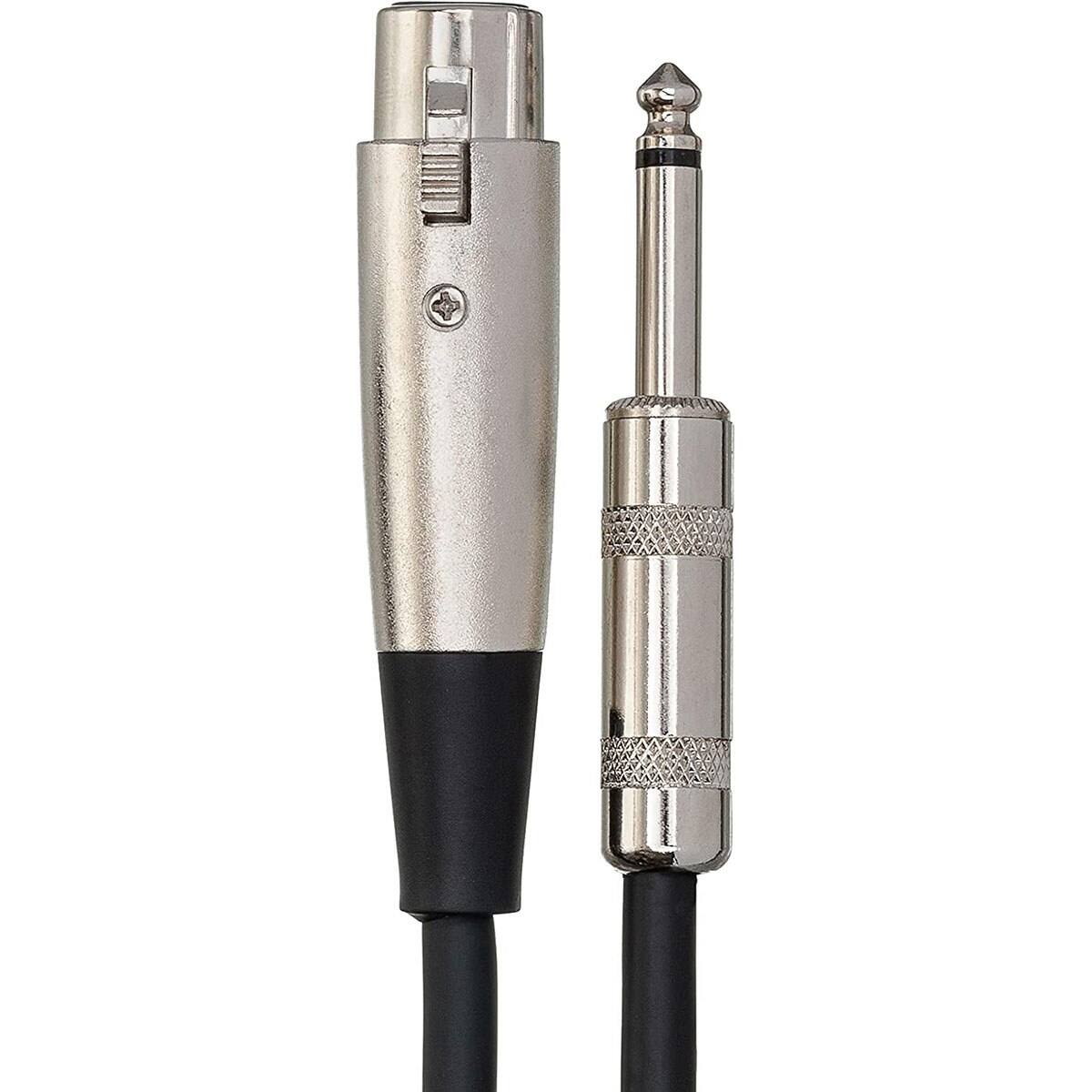 Alt View 4. Hosa Technology - Hosa Technology Microphone Cable, Hosa XLR3F to 1/4" TS, 10'.