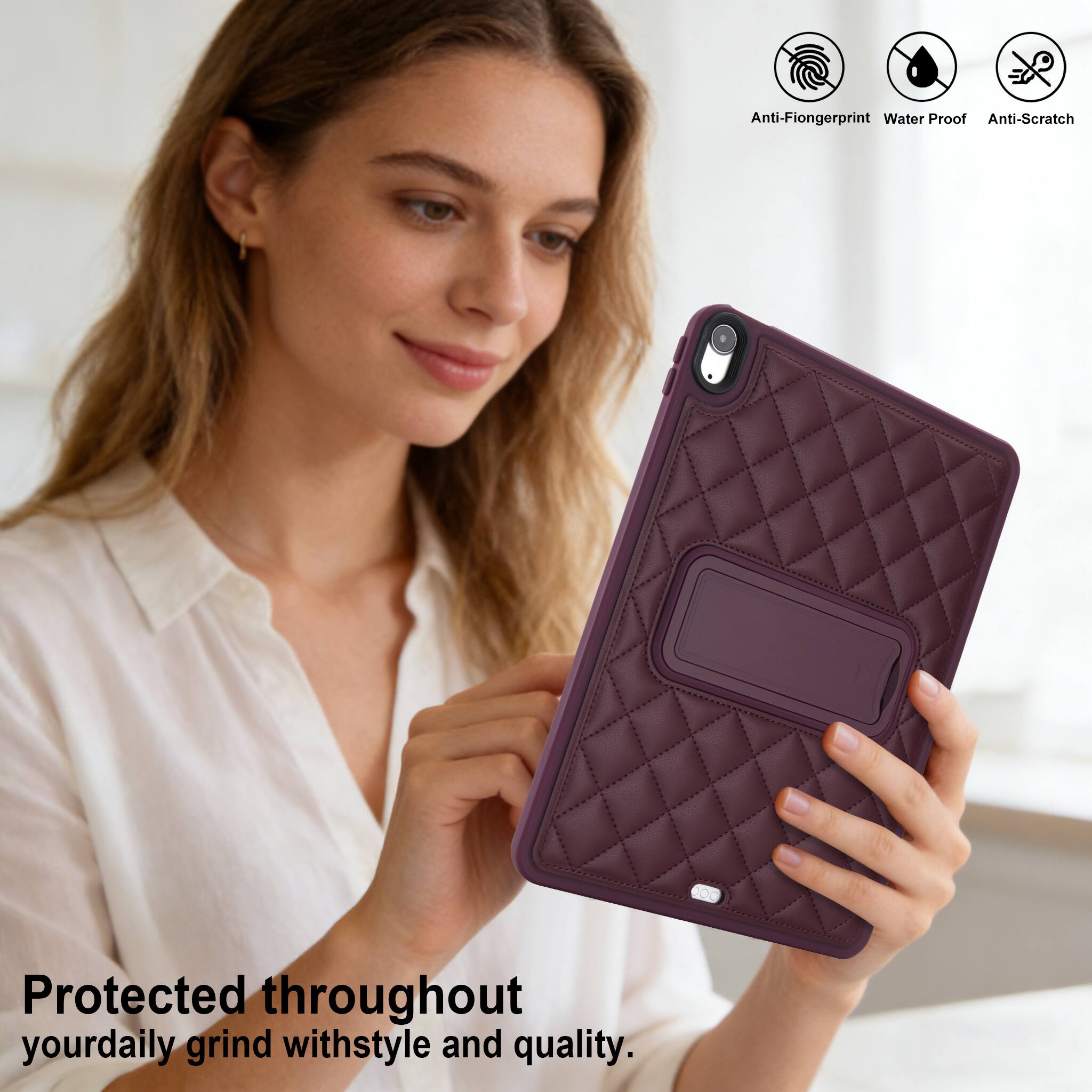Anti-Fingerprint Water Proof Anti-Scratch Protected throughout your daily grind with style and quality.