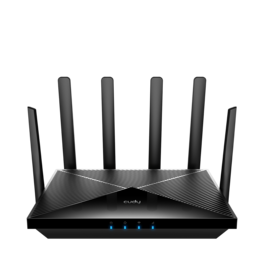 Cudy - 4G Cat 6 AC1200 Wi-Fi Router - Black