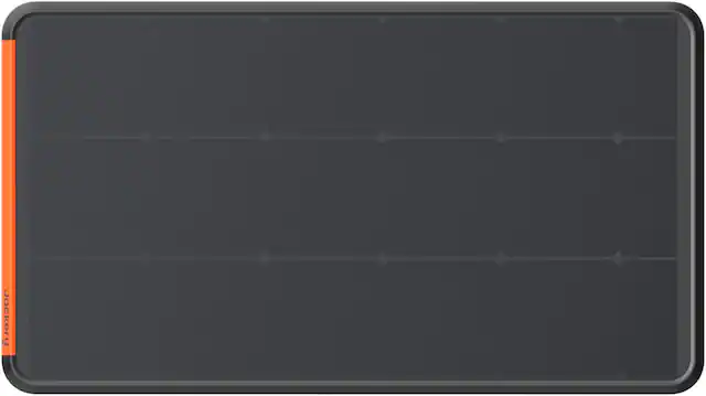 Front. Jackery - SolarSaga 100 Prime Solar Panel - Black.