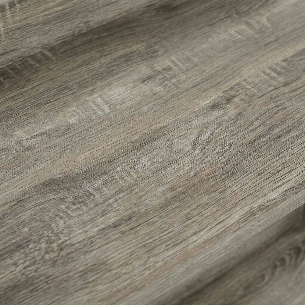 Alt View 1. FurniFact - Contemporary Engineered Wood Bookcase with Stable Shelves - Grey Oak.