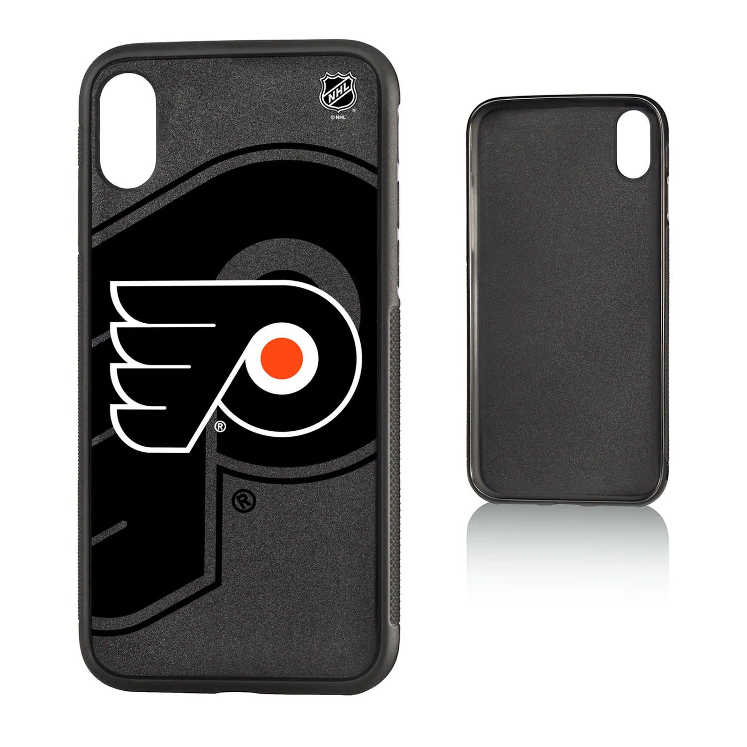 Alt View 3. Keyscaper - Philadelphia Flyers Bump Case with 8.2ft Drop Protection - 15 Pro Max - Multicolor.