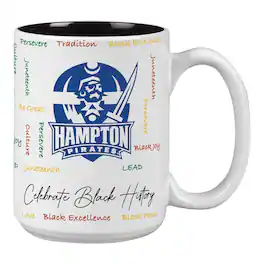 Indigo Falls - Hampton Pirates 15oz. Black History Month Mug - Multicolor