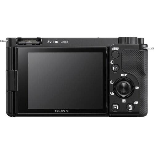 ZV-E10 4K MENU Fn DISP ISO SONY