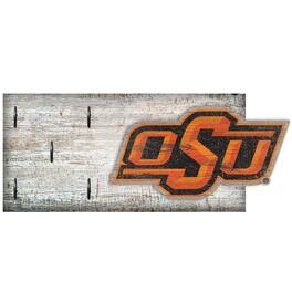 Fan Creations - Oklahoma State Cowboys 6" x 12" Mounted Key Holder - Multicolor