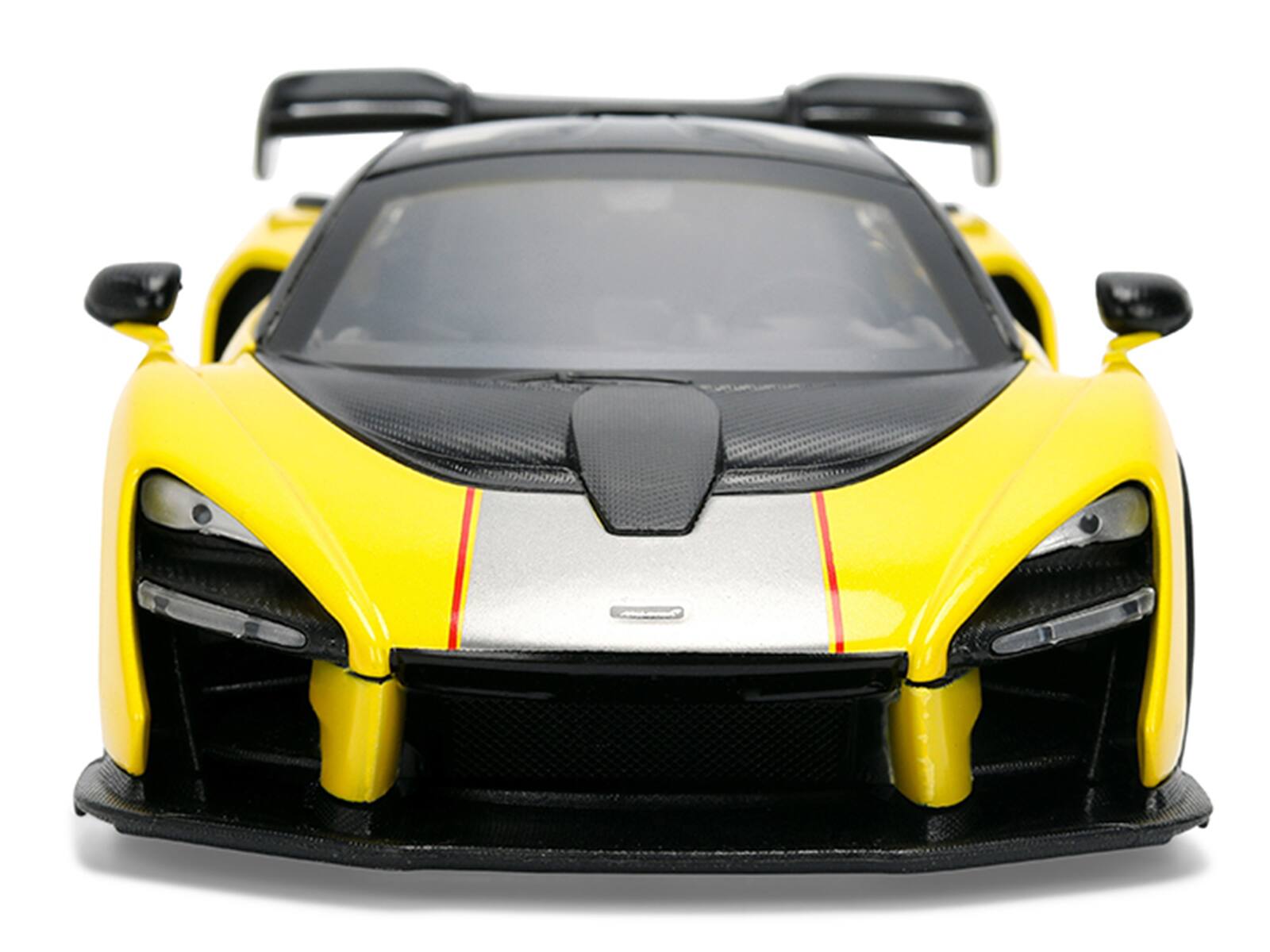 Alt View 5. Jada - McLaren Senna "8-PAS Racing" Yellow Metallic with Black Top "Hyper-Spec" Series 1/24 Diecast Model Car by Jada - Multicolor.