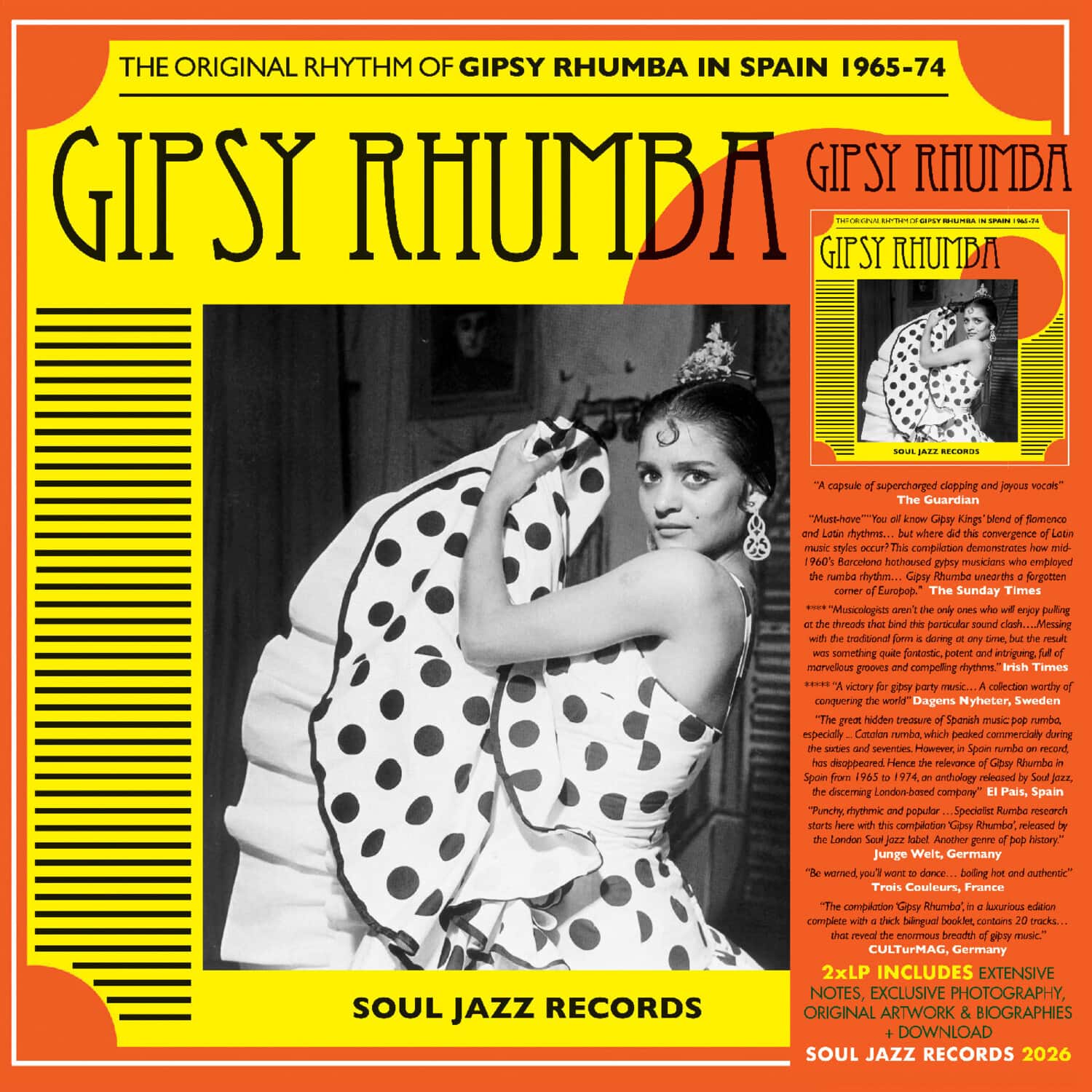 Soul Jazz Records Presents - GIPSY RHUMBA: The Original Rhythm of Gipsy Rhumba in Spain 1965-74   - VINYL LP price history on PriceWatchPro