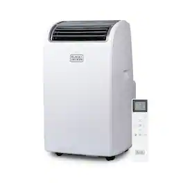 Black+Decker - Smart Portable Air Conditioner, 12,000 BTU, BPACT12WT - White