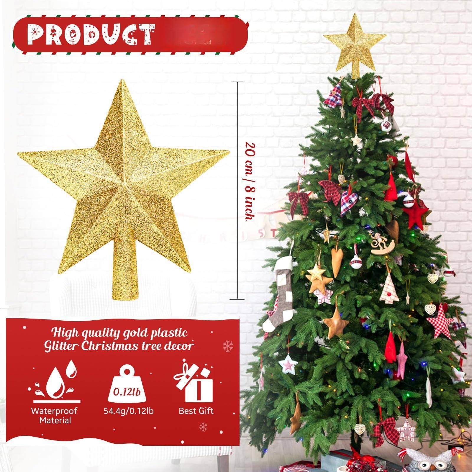 PRODUCT

High quality gold plastic Glitter Christmas tree decor

Waterproof Material

0.12lb / 54.4g

Best Gift

20 cm / 8 inch