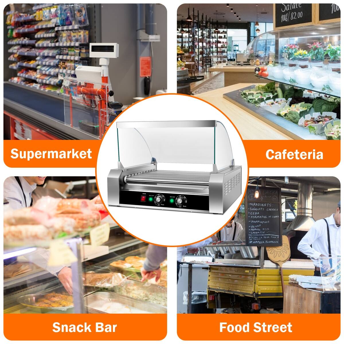 Supermarket, Cafeteria, Snack Bar, Food Street