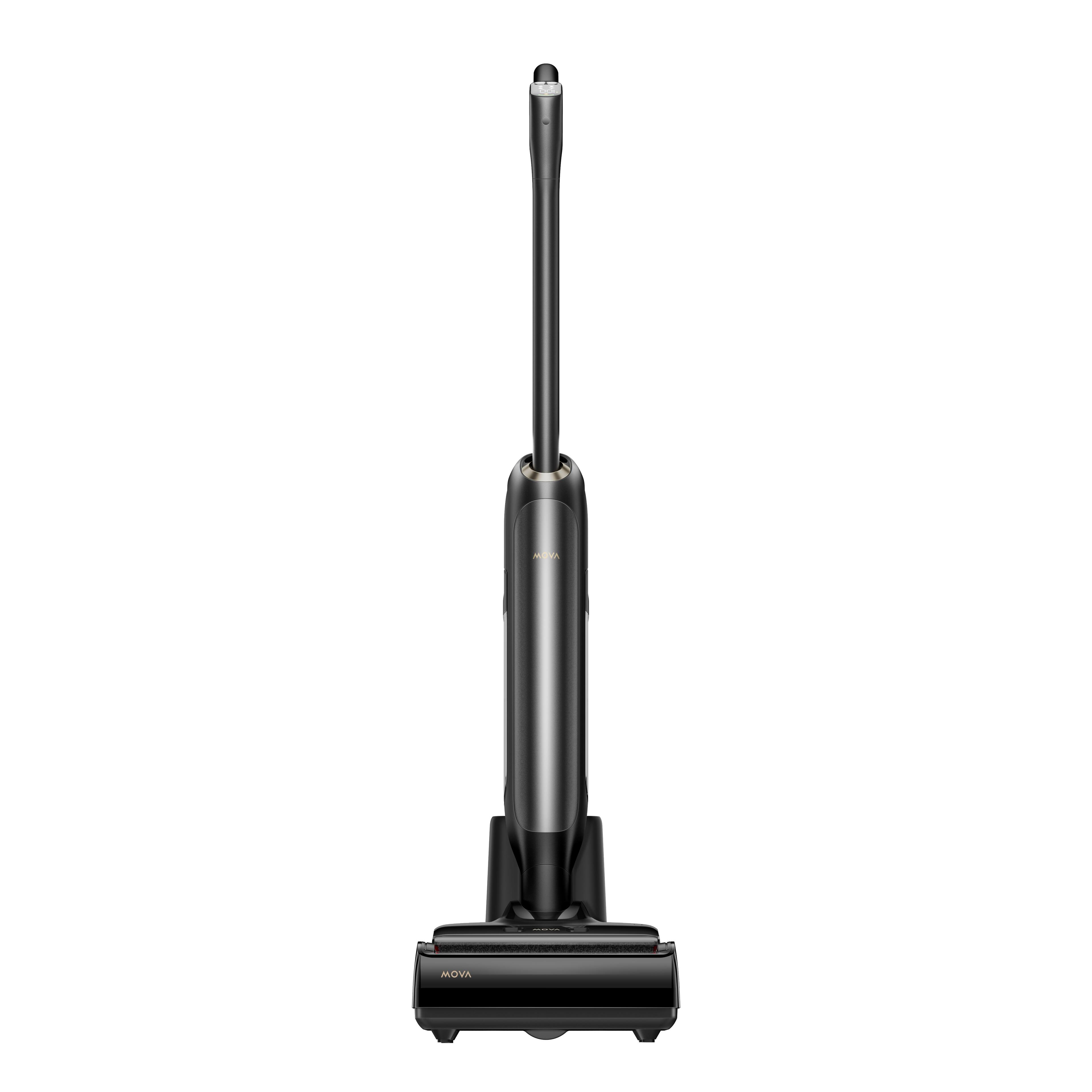 Back. MOVA - M10 Cordless We Dry Vacuum Mop For Floor Carpet, 18kPa Suction,180° Lie-Flat Dual-Edge Self-Cleaning,Zero-Tangle - Black.