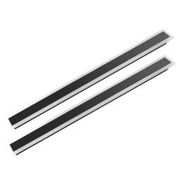 VEVOR - Outdoor Wall Lights, 2 Pack, 47.2 Inch Long Strip Modern Exterior Wall Sconce Light Fixtures, 3000K Warm White - White,Black