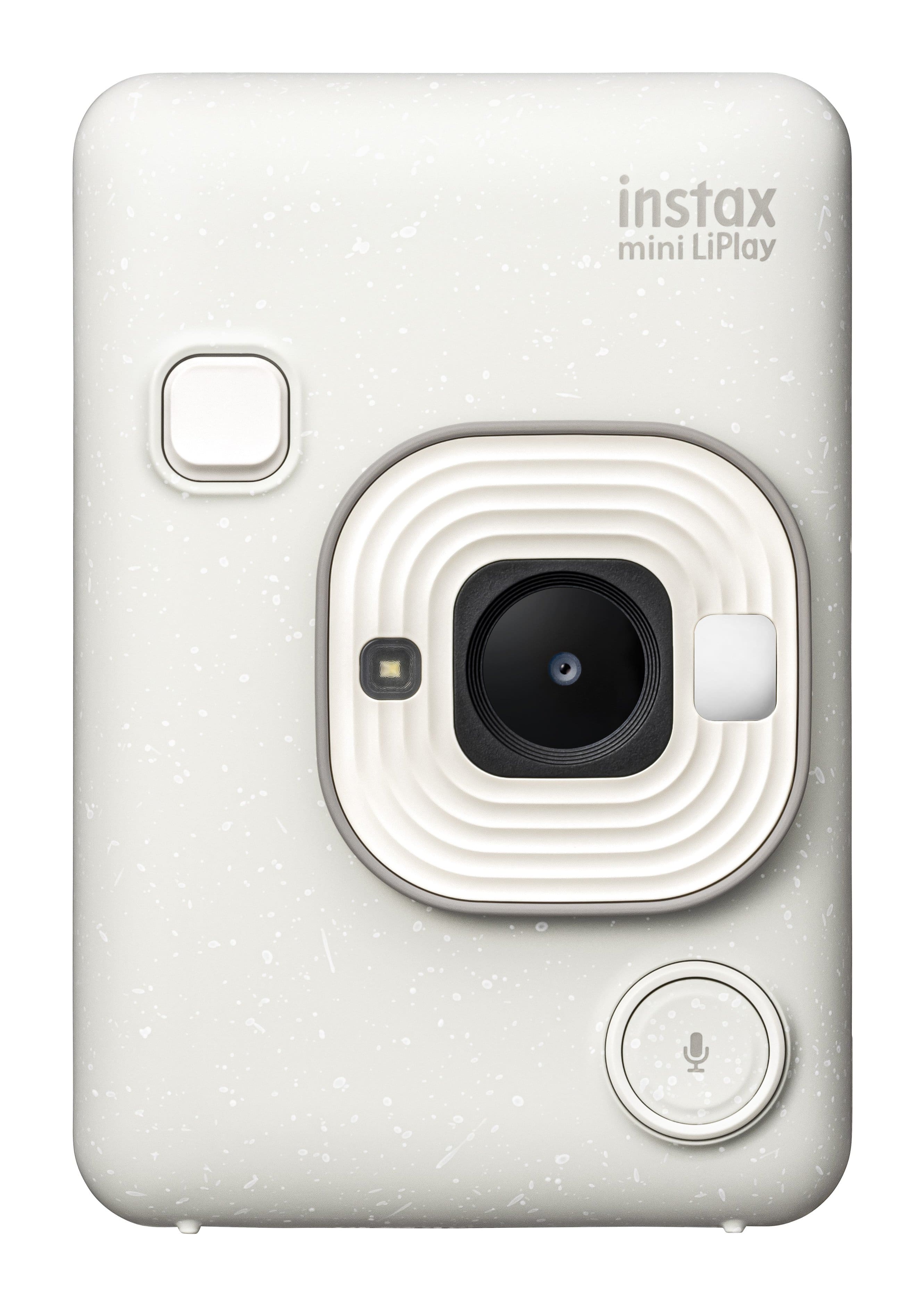 Fujifilm - instax mini LiPlay Hybrid Instant Camera - Misty White - Front_Zoom