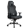 Front. Arozzi - Vernazza Series XL Soft Fabric Gaming Chair - Dark Grey.