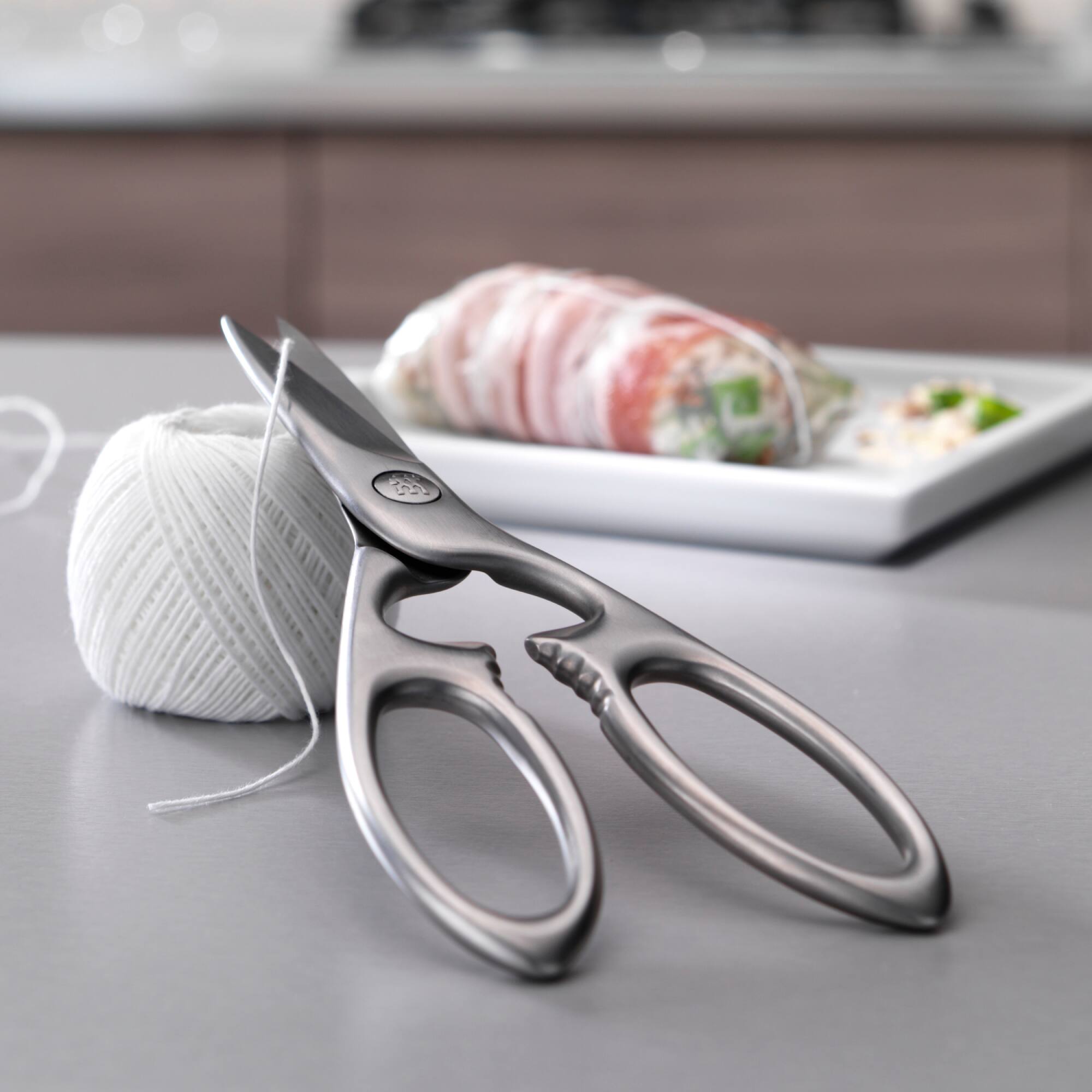Alt View 3. ZWILLING - ZWILLING TWIN Select Stainless Steel Kitchen Shears - Stainless Steel.