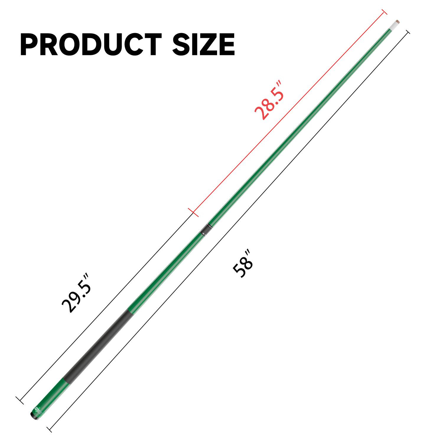 PRODUCT SIZE
28.5"
29.5"
58"