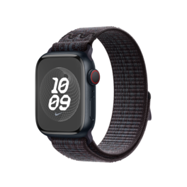 Apple - Refurbished Excellent - 41mm Nike Sport Loop - Black/Blue
