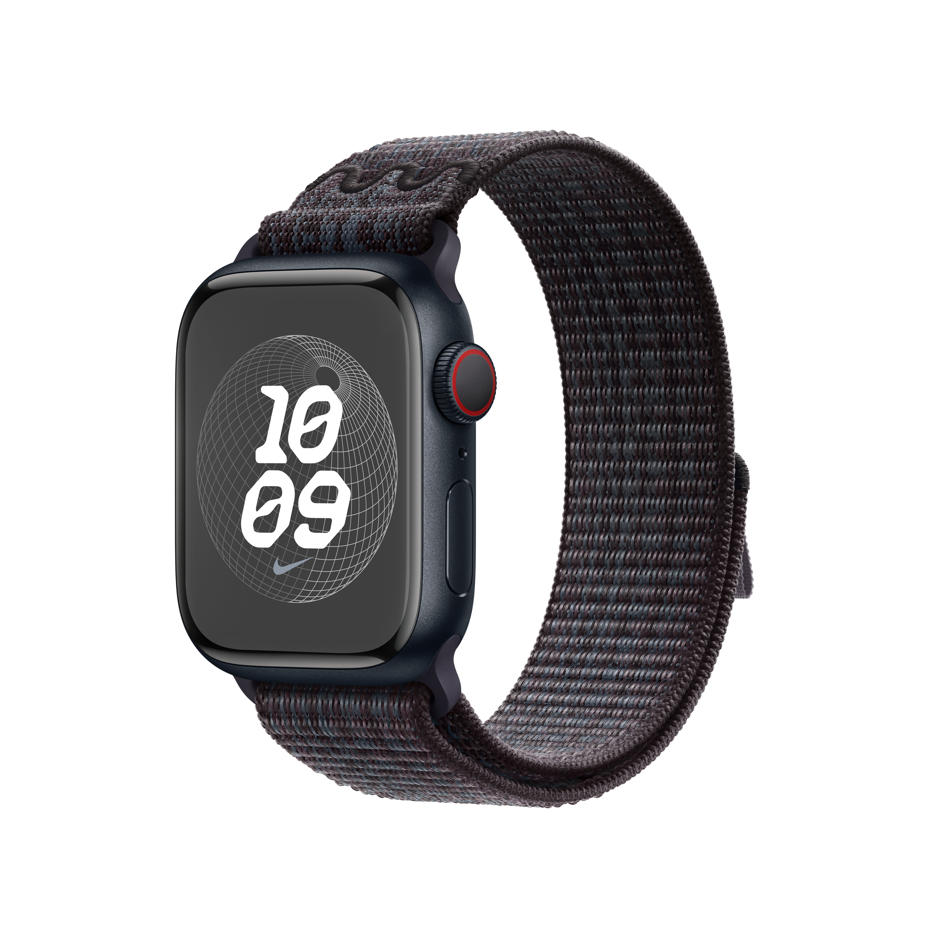 Apple - Refurbished Excellent - 41mm Nike Sport Loop - Black/Blue