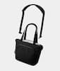 Front. ALPAKA - Bravo Tote V2 Laptop Tote for Work & Travel, Fits 14” MacBook Pro - Black Axoflux 400D.