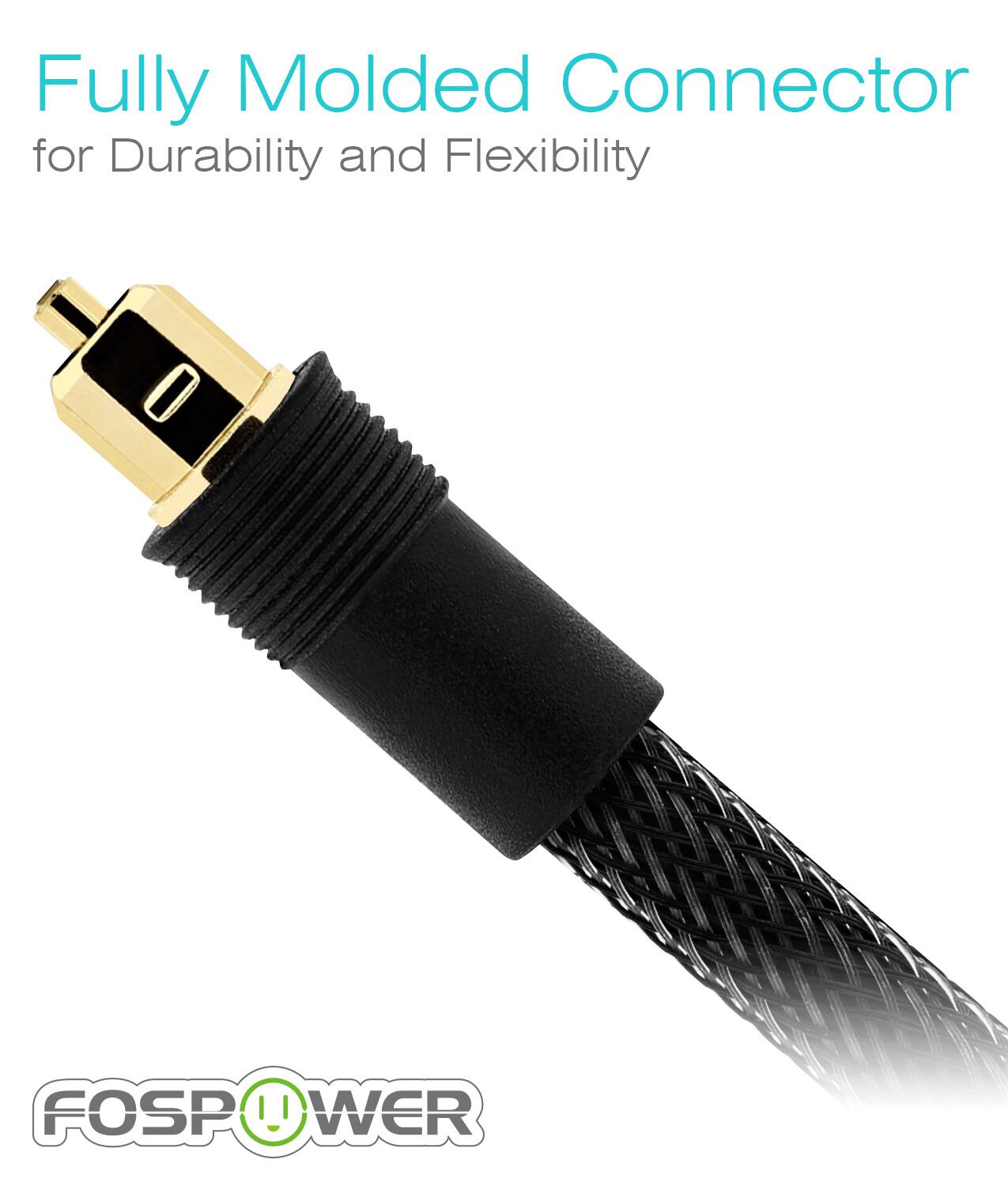 Fully Molded Connector for Durability and Flexibility FOSPOWER