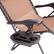 Alt View 6. Costway - Costway Folding Recliner Zero Gravity Lounge Chair W/ Shade Canopy Cup Holder - Brown.