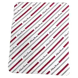 Logo Brands - Atlanta Braves 50" x 60" Classic Vertical Stripe Fleece Throw Blanket - Multicolor