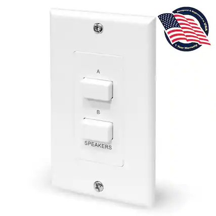 Designed & Engineered in USA
1 Year Warranty
A
B
SPEAKERS