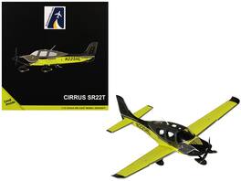 Cirrus SR22T Composite Aircraft (N225HL) Black and Neon Green "Gemini General Aviation" Series 1/72 Model by GeminiJets