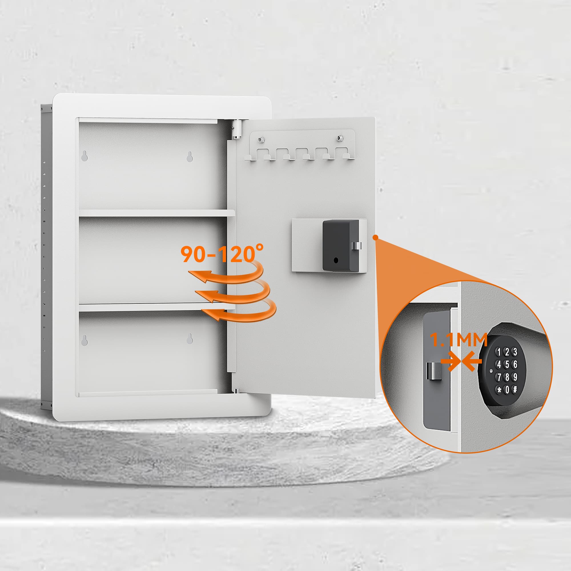 90-120°  
1.1MM  
123  
456  
789  
0