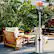 Alt View 8. Costway - Costway 50000 BTU Propane Patio Heater Standing Steel with Wheels - Silver.