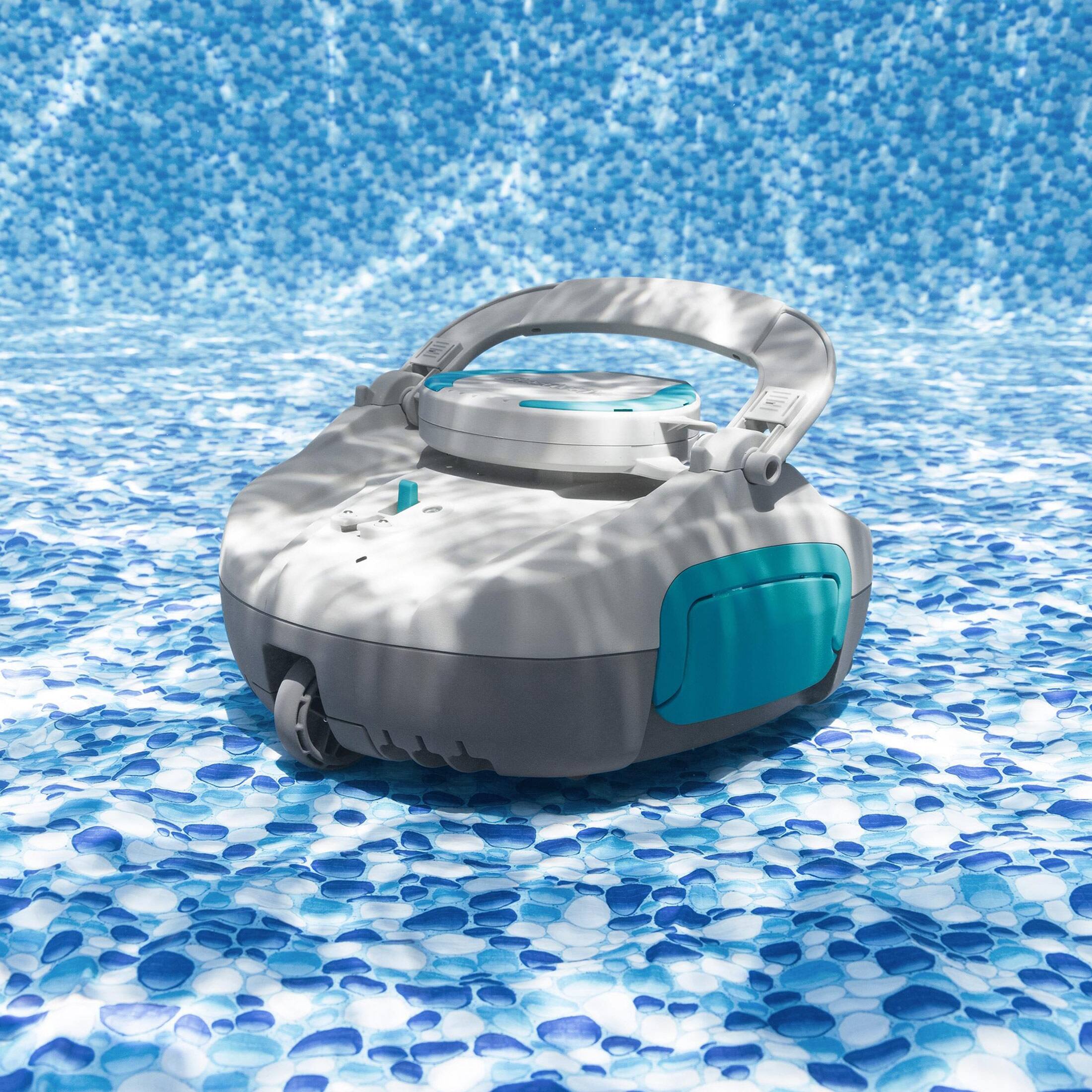 Alt View 7. Bestway - AquaTronix: G100 - Robotic Pool Vacuum - Gray.