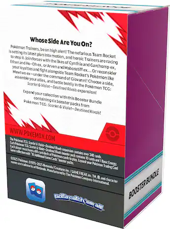 destined rivals booster box sku Pokemon Scarlet & Violet