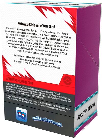 Pokmon Trading Card Game: Scarlet & Violet Destined Rivals 6Pk Booster Bundle 100-10638 - Best Buy Pokmon Trading Card Game: Scarlet & Violet Destined Rivals 6Pk Booster Bundle 100-10638 - Best Buy