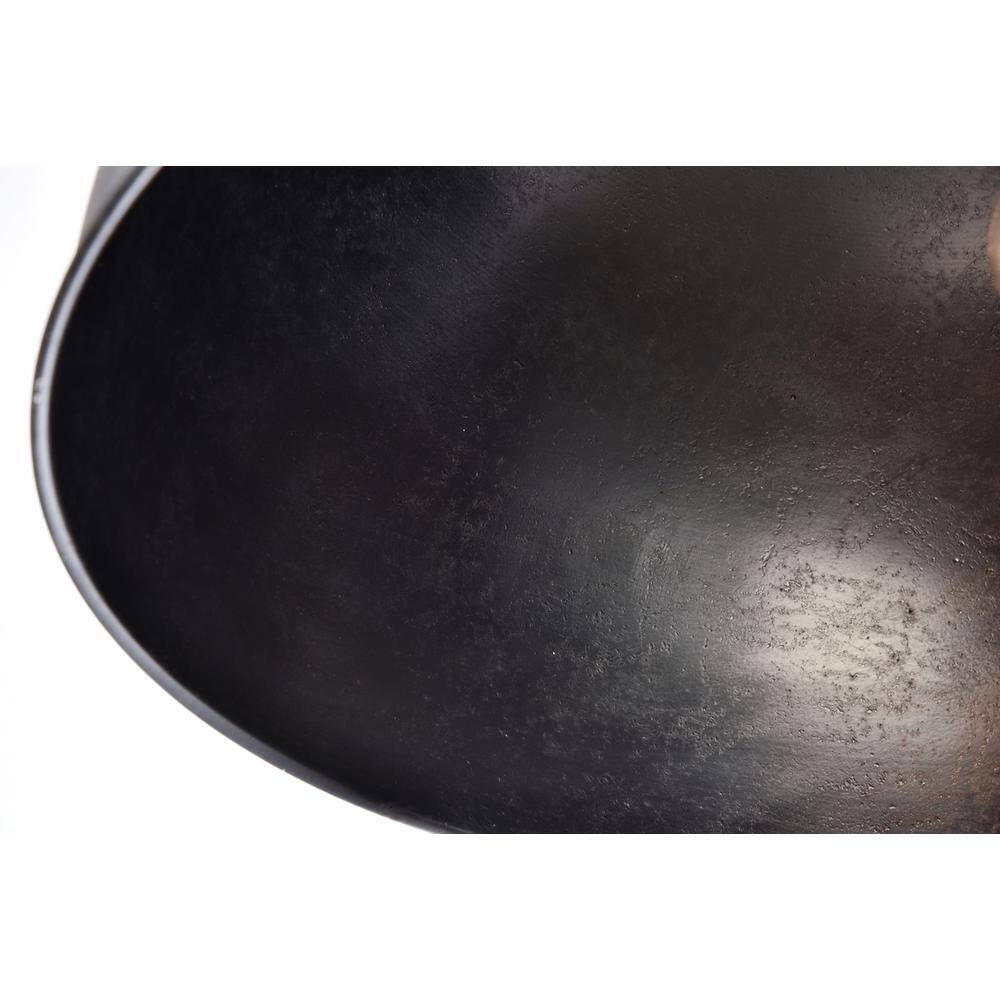 Alt View 2. Living District - Merce Collection Pendant D20 H12.75 Lt:1 Vintage Black Finish - Vintage Black.