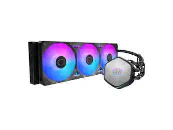 Cooler Master Atmos II 360 LCD AIO, Dual Pump, 400mm Tubing, ARGB Cooler Master Atmos II 360 LCD AIO, Dual Pump, 400mm Tubing, ARGB