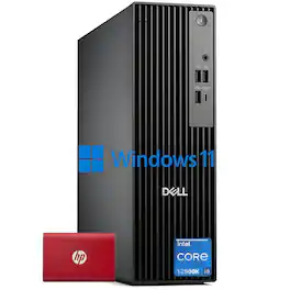 Dell - 2025 Slim Business Desktop - Intel Core i9-12900K, 32GB RAM, 1TB SSD, Dual 4K Support, Win 11 Pro - Black