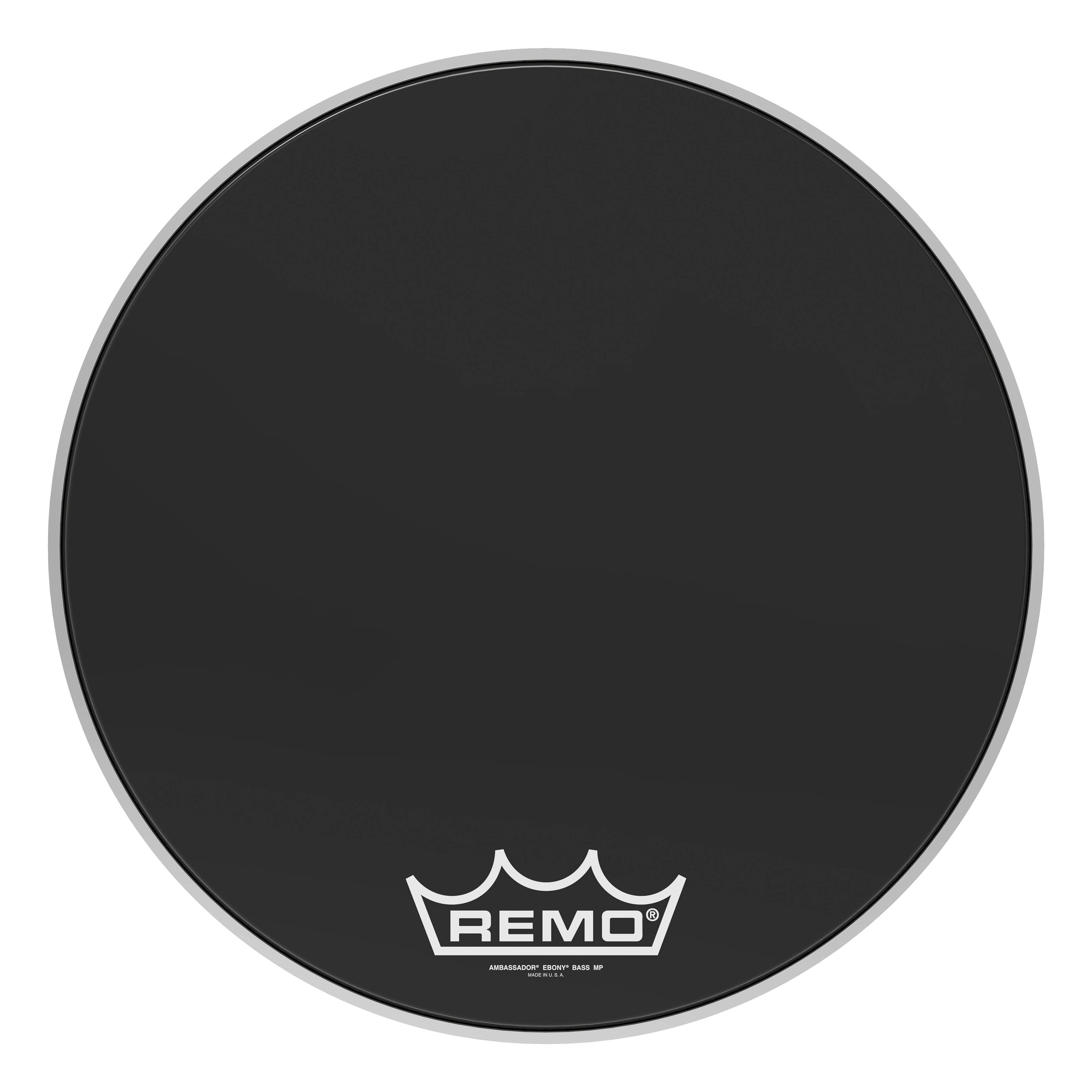 Remo - Bass, Ambassador, Ebony, 20 Diameter, Mp price history on PriceWatchPro