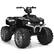 Alt View 4. Gymax - Gymax 12V Electric Kids Ride On Car ATV 4-Wheeler Quad w/ Music LED Light Black - Black.