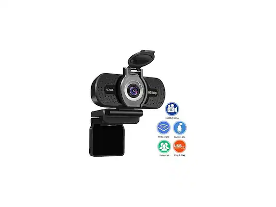 LETOVA D 1080 HD 1080P@30fps 110 Wide angle Built-in Mic USB Video Call Plug & Play