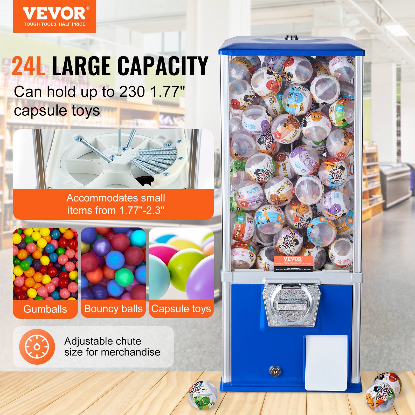VEVOR Gumball Machine for Kids, 25
