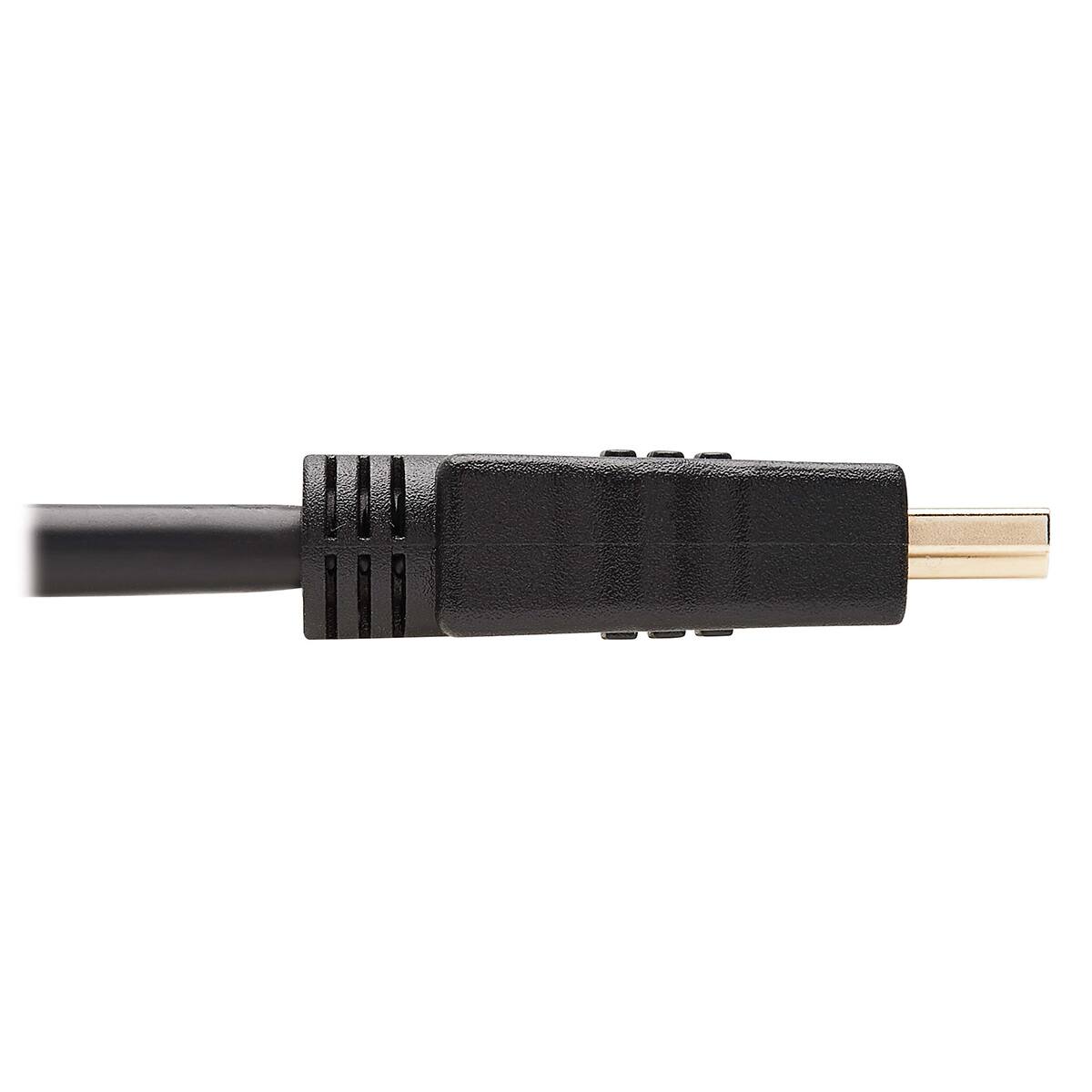Alt View 3. Tripp Lite - Tripp Lite 6' 30 AWG 4K High Speed HDMI Cable with Ethernet, Black - Black.